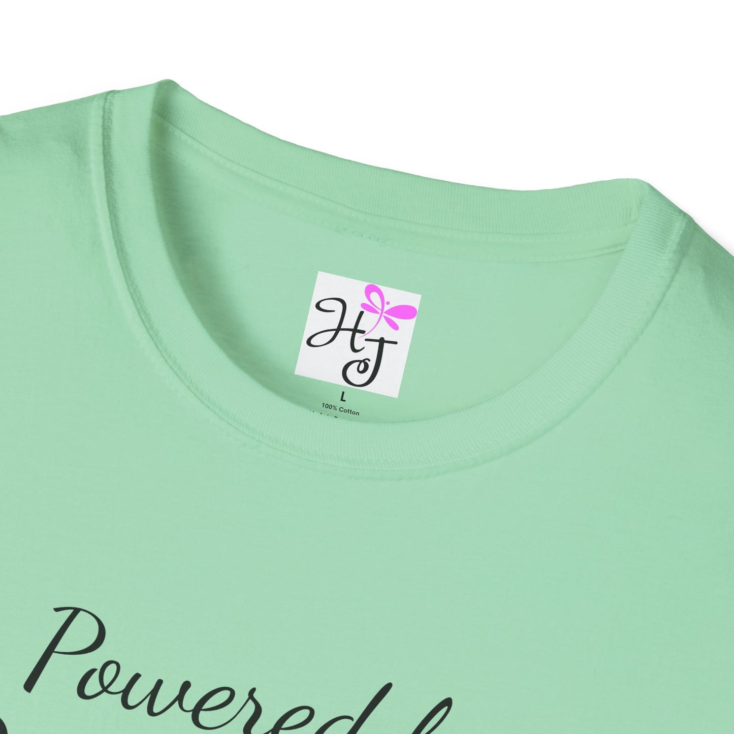 Powered by purpose, Positive quote t-shirt Softstyle T-Shirt