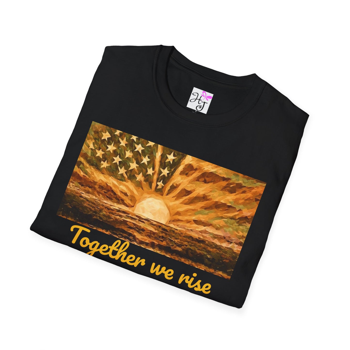 Stars and Stripes - The dawn of a new day - softstyle T-Shirt 100% cotton