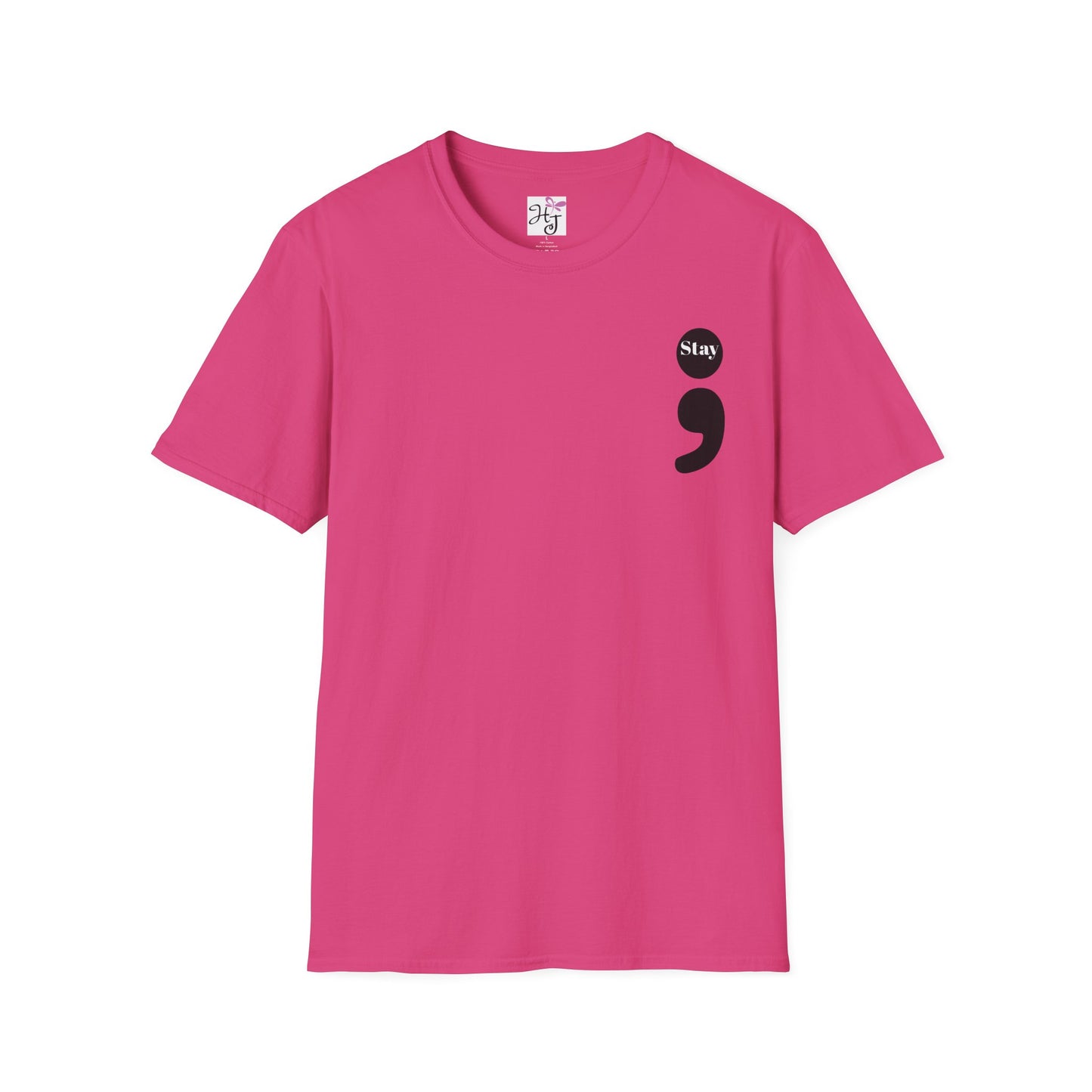 Suicide Awareness Semi Colon T-Shirt