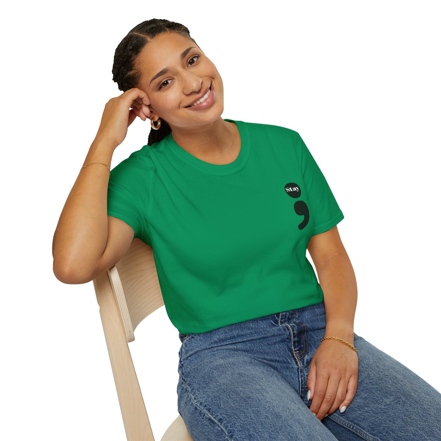 Suicide Awareness Semi Colon T-Shirt