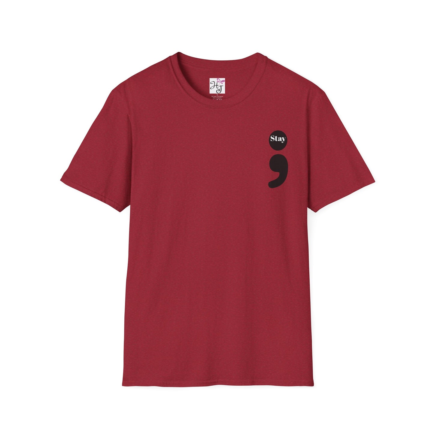 Suicide Awareness Semi Colon T-Shirt