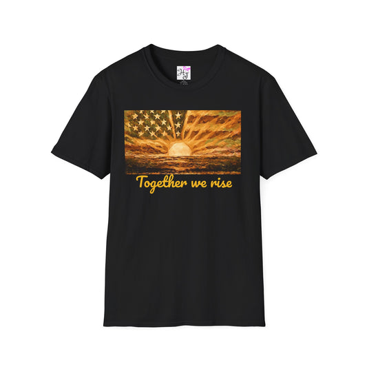 Stars and Stripes - The dawn of a new day - softstyle T-Shirt 100% cotton