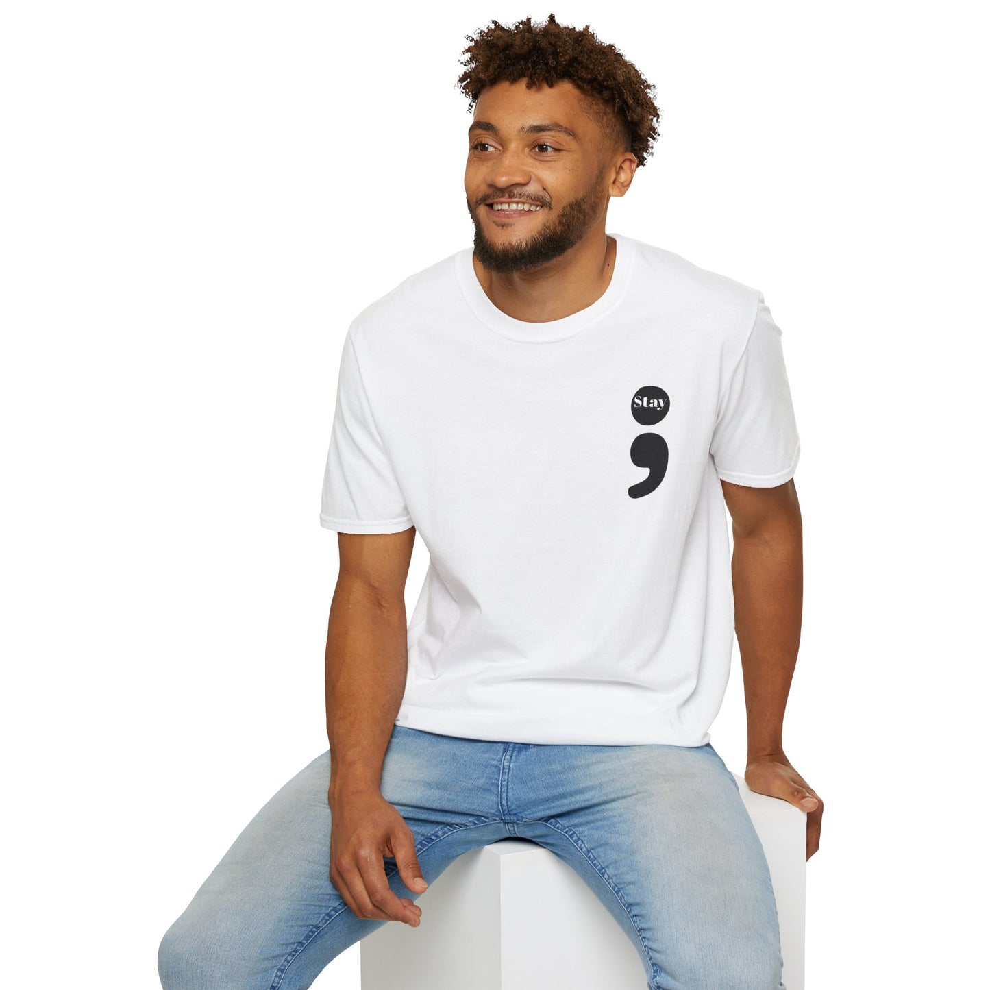 Suicide Awareness Semi Colon T-Shirt
