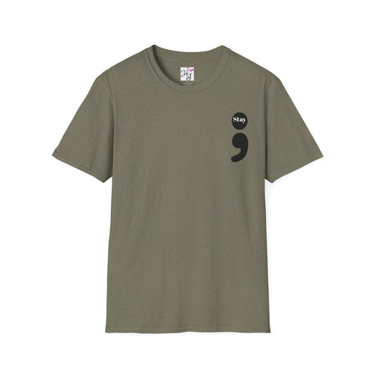 Suicide Awareness Semi Colon T-Shirt
