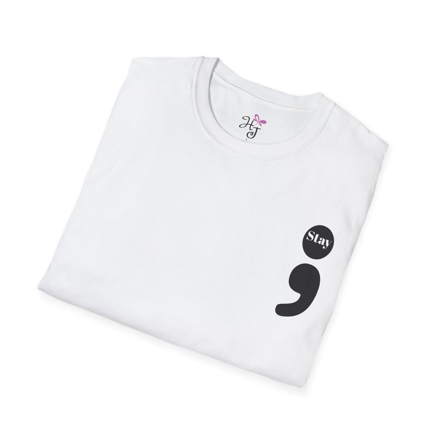 Suicide Awareness Semi Colon T-Shirt