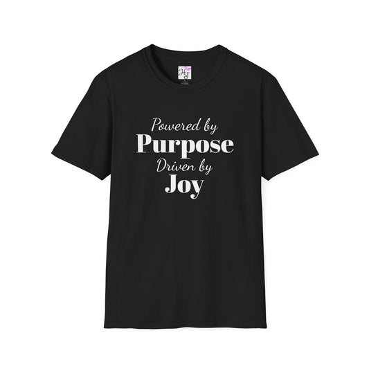 Powered by purpose, Positive quote t-shirt Softstyle T-Shirt