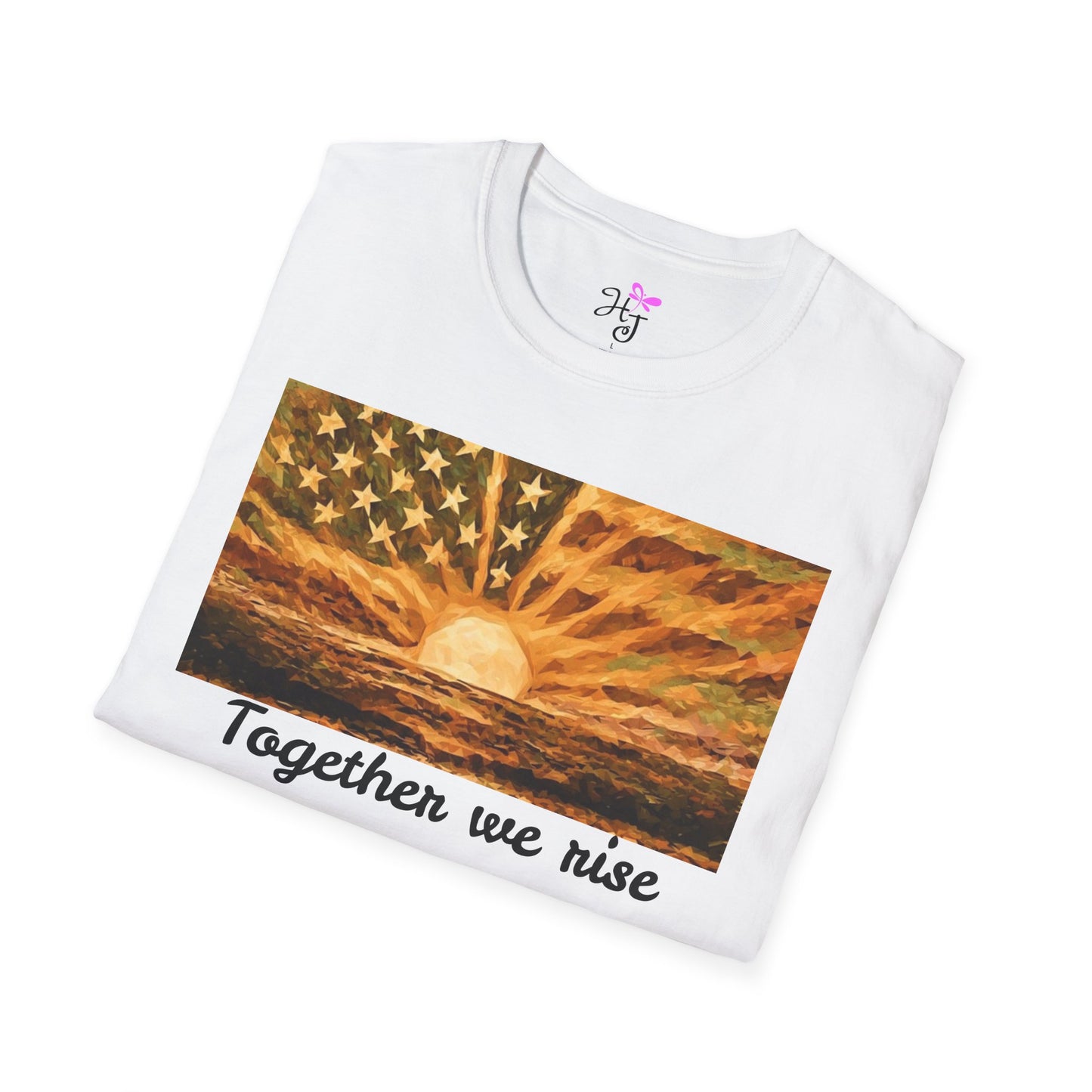 Stars and Stripes - The dawn of a new day - softstyle T-Shirt 100% cotton